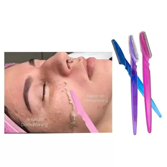 Skin Blade Removedor de pelo Facial Compre 1 leve 3Pcs